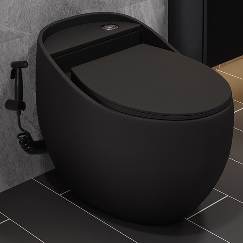 Modern Style Ceramic Flush Toilet All-In-One Toilet Bowl for Washroom