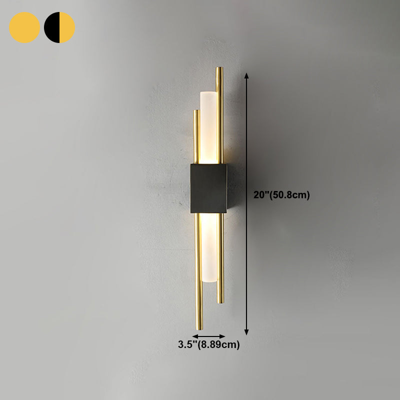 Modern Linear Wall Sconce Household Wall Lamp Fixture for Bedroom Sitting Room
