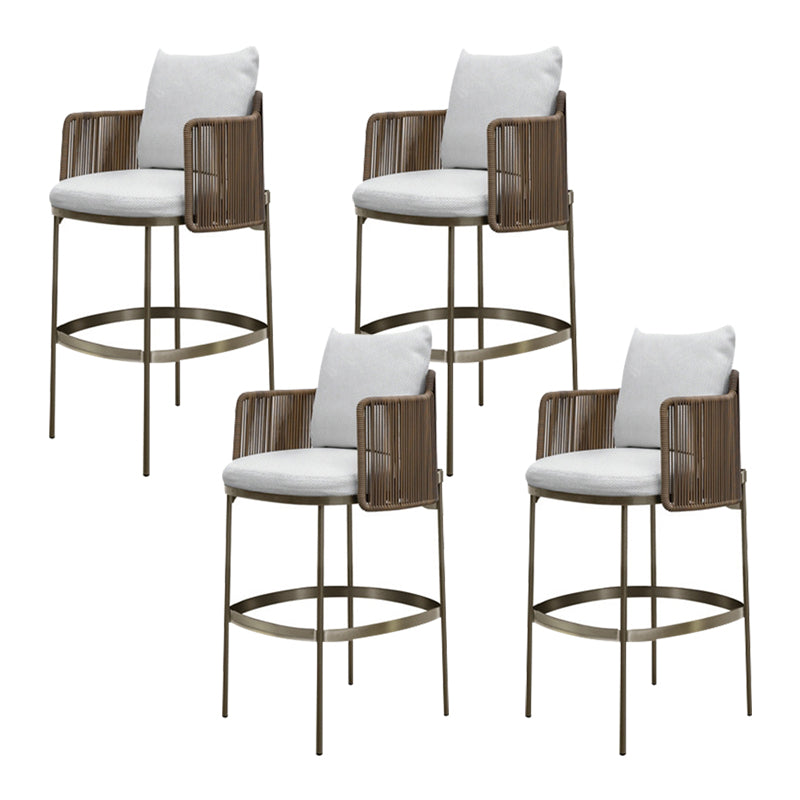 Tropical with Arm Dining Chairs Water Repellent Finish Cushion Chairs