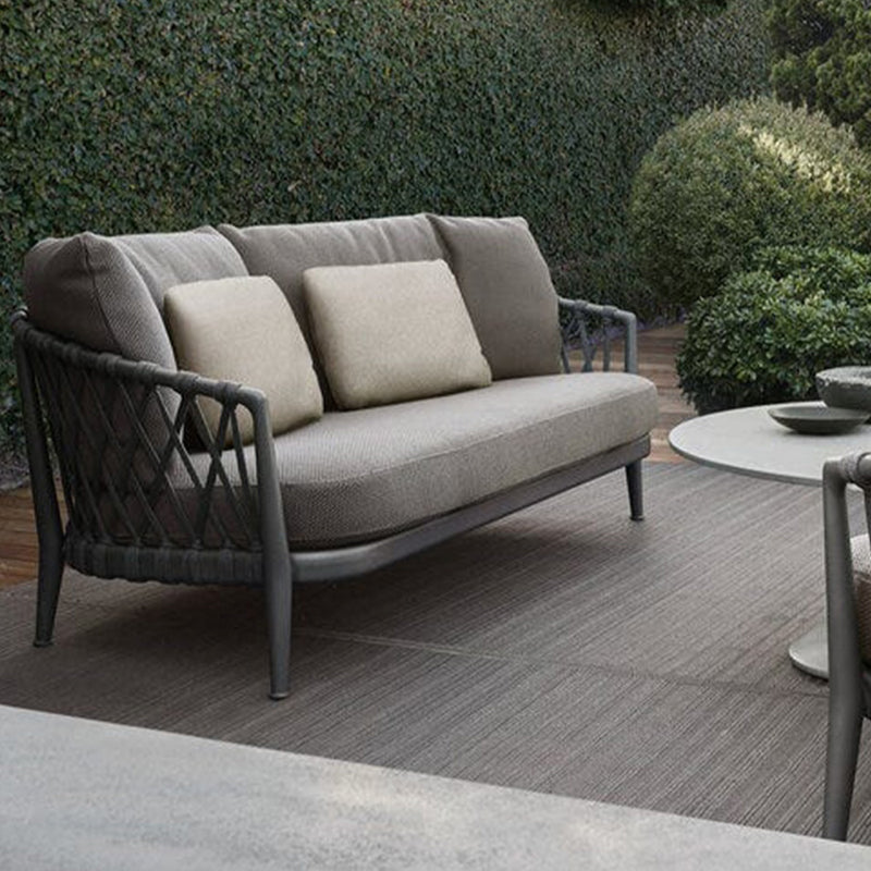 Tropical Aluminum Outdoor Patio Sofa/Patio Daybed with Cushion