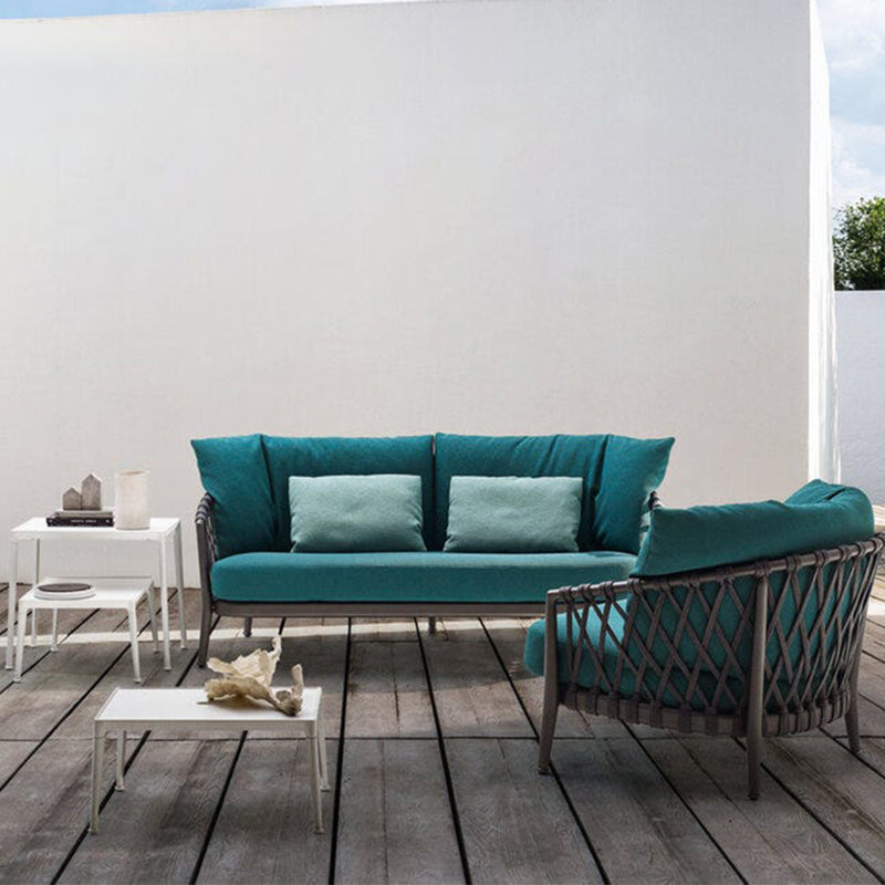 Tropical Aluminum Outdoor Patio Sofa/Patio Daybed with Cushion