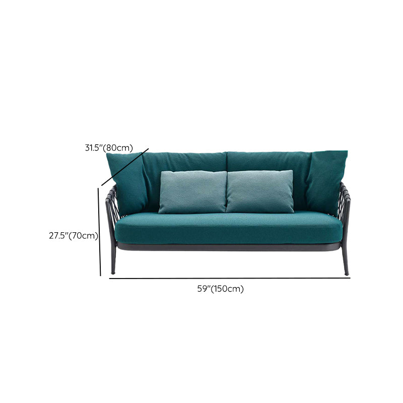 Tropical Aluminum Outdoor Patio Sofa/Patio Daybed with Cushion