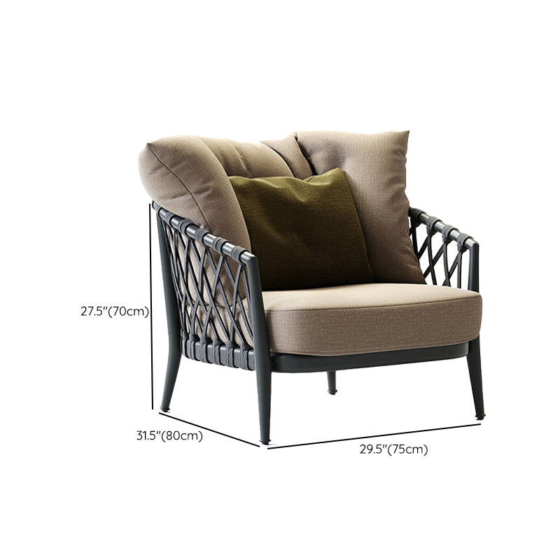 Tropical Aluminum Outdoor Patio Sofa/Patio Daybed with Cushion