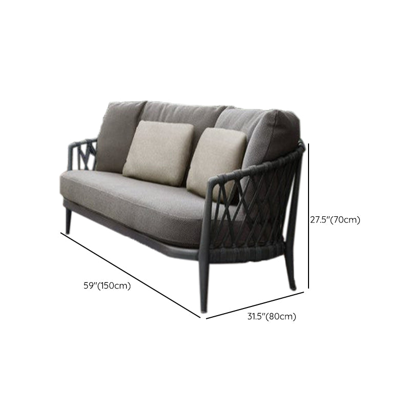 Tropical Aluminum Outdoor Patio Sofa/Patio Daybed with Cushion