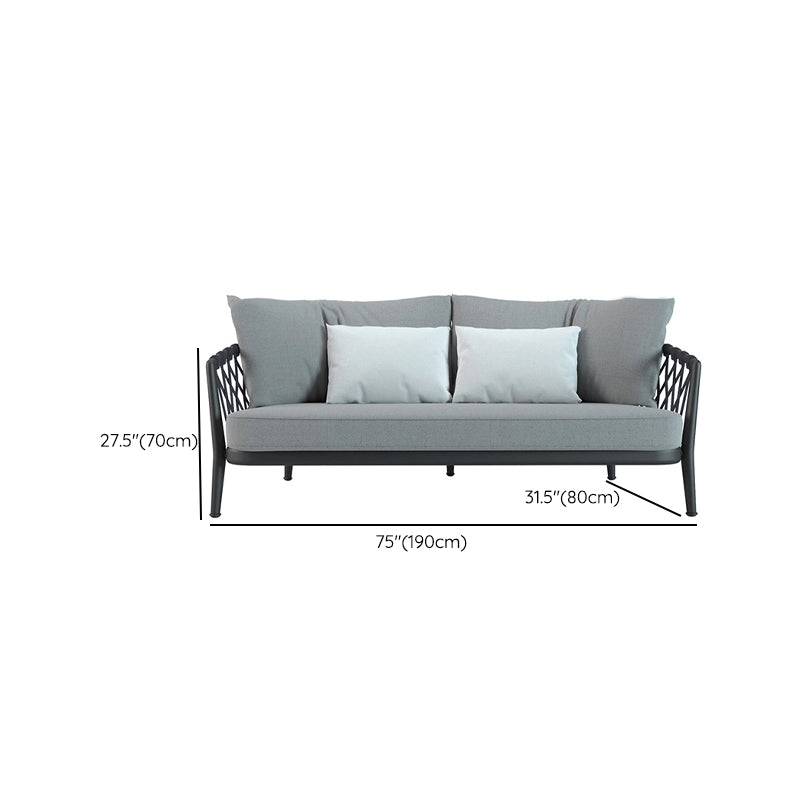 Tropical Aluminum Outdoor Patio Sofa/Patio Daybed with Cushion