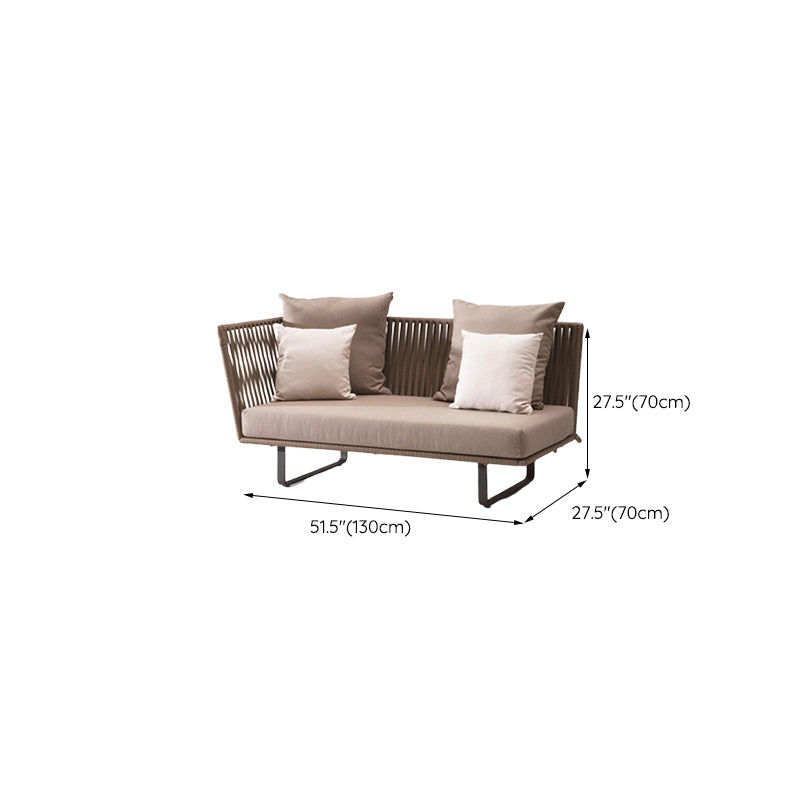UV Resistant Patio Sofa Set, Water Resistant Outdoor Patio Sofa
