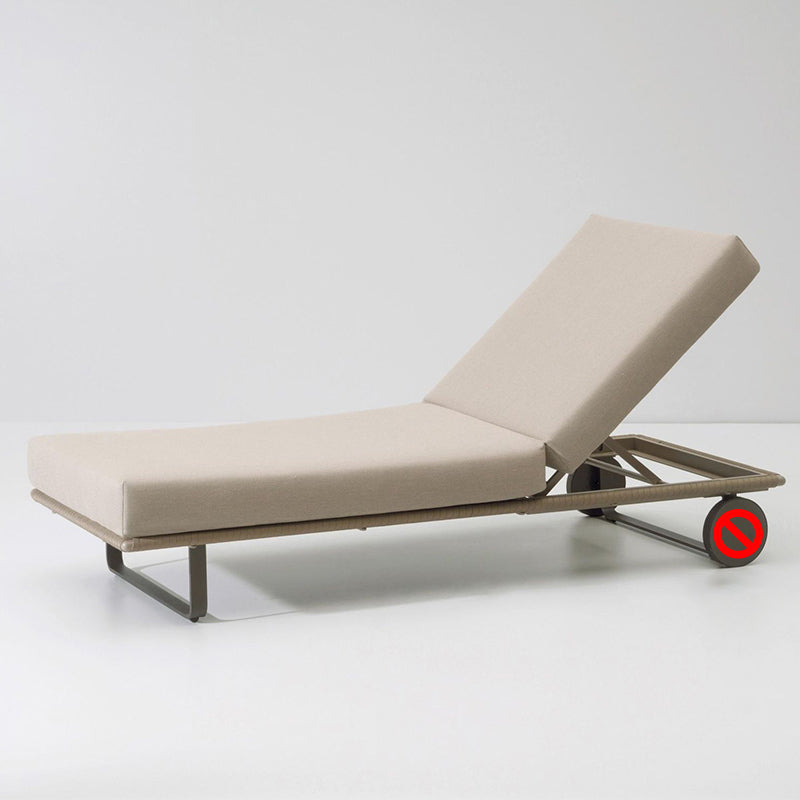 Tropical Style Metal Frame Outdoor Sofa with Cushion Water Resistant Patio Sofa