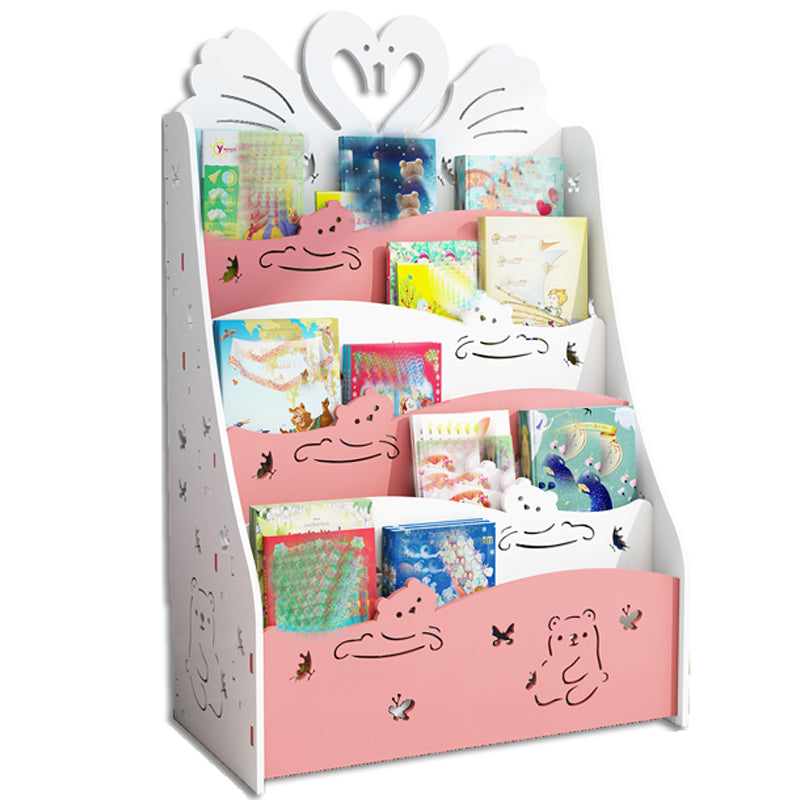 Scandinavian Book Display Plastic Book Shelf Fire Resistant Animals