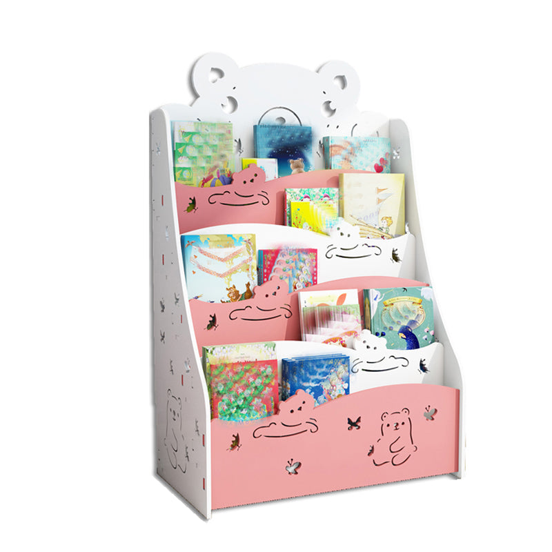 Scandinavian Book Display Plastic Book Shelf Fire Resistant Animals