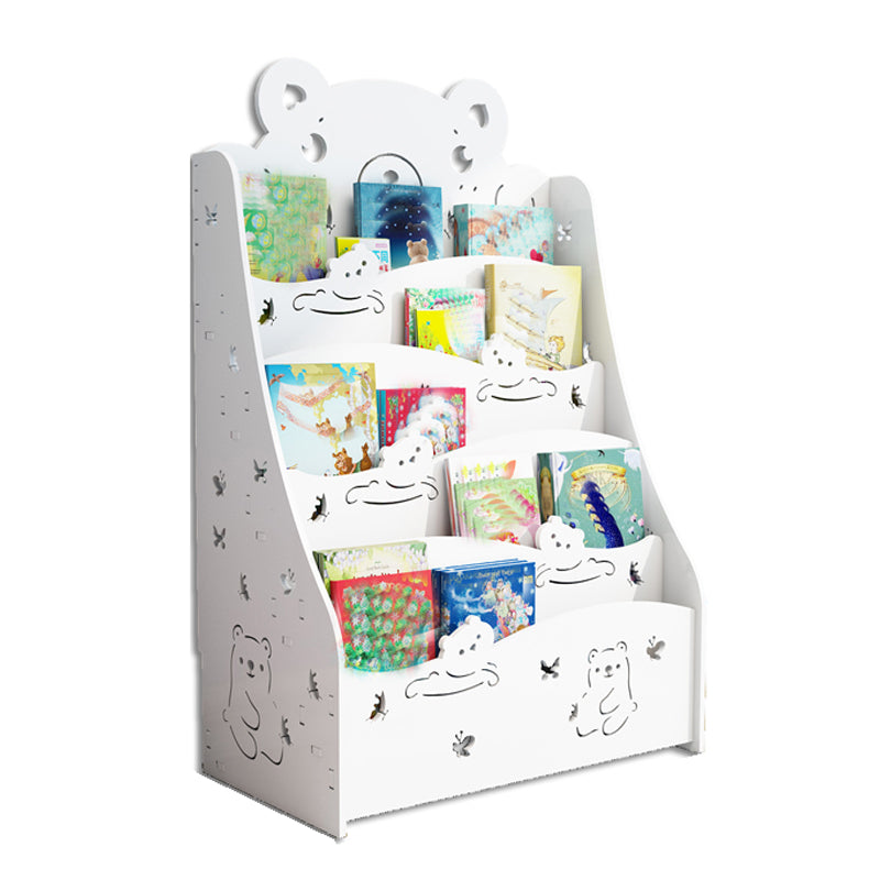 Scandinavian Book Display Plastic Book Shelf Fire Resistant Animals
