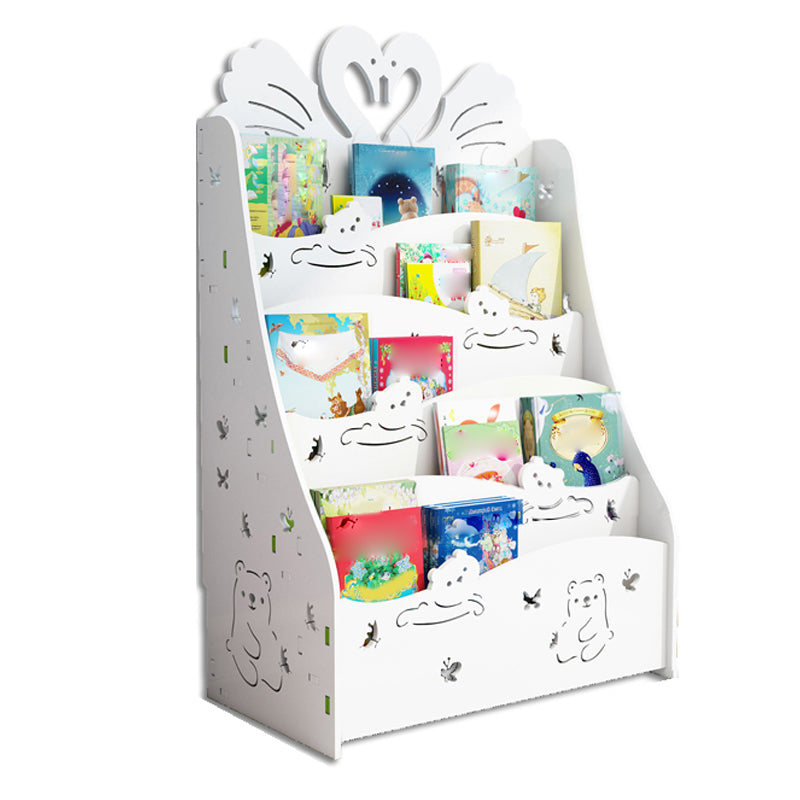 Scandinavian Book Display Plastic Book Shelf Fire Resistant Animals