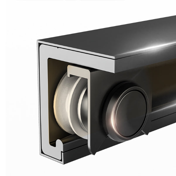 Semi Frameless Shower Door Tempered Double Sliding Shower Doors