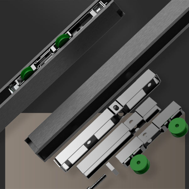 Framed Double Sliding Shower Bath Door Transparent Scratch Resistant Shower Bath Door