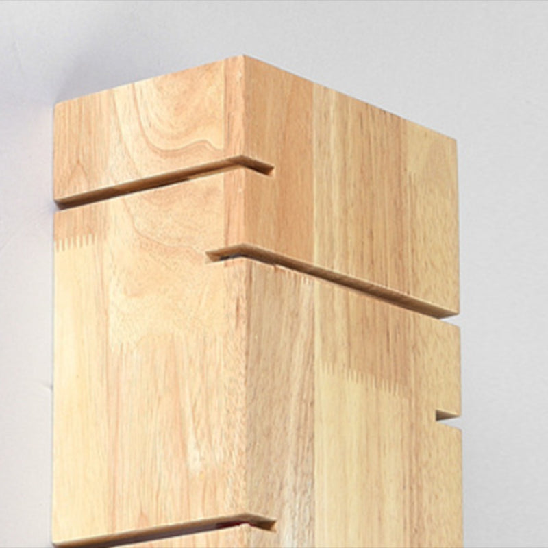 Modern Style Wall Lamp Wooden Wall Sconce Lighting for Bedroom