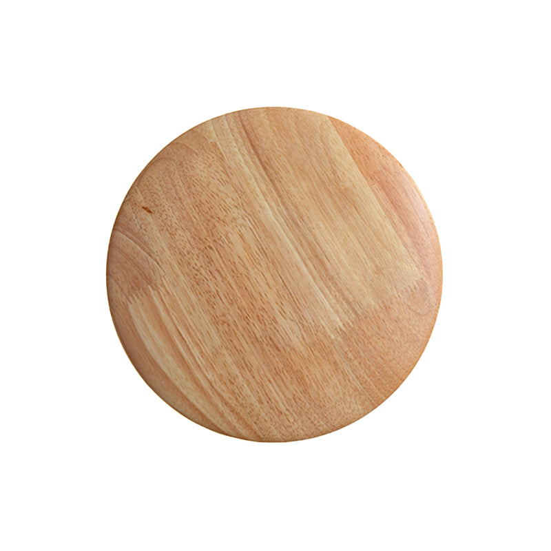 Wooden Wall Sconce Lighting Modern Round Disc Shape Wall Lamp for Bedroom