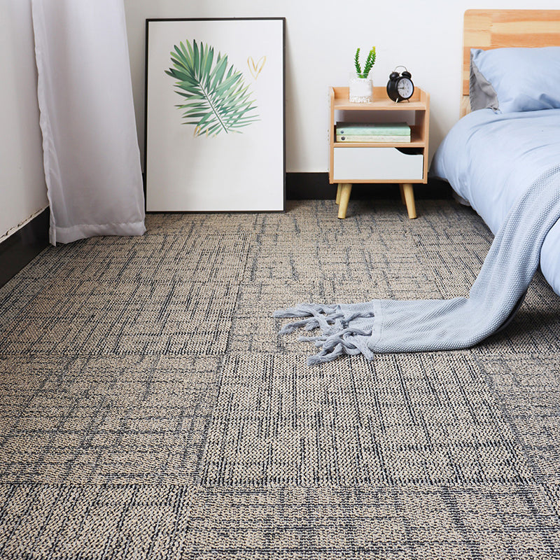 Modern Carpet Floor Tile Self Adhesive Level Loop Stain Resistant Carpet Tile