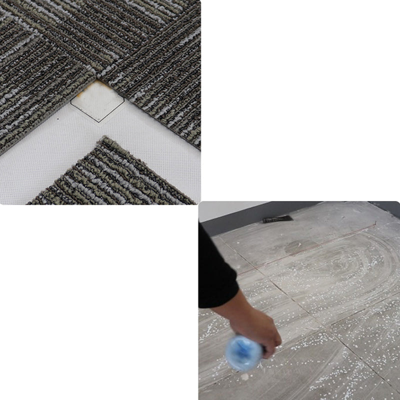 Modern Carpet Floor Tile Self Adhesive Level Loop Stain Resistant Carpet Tile