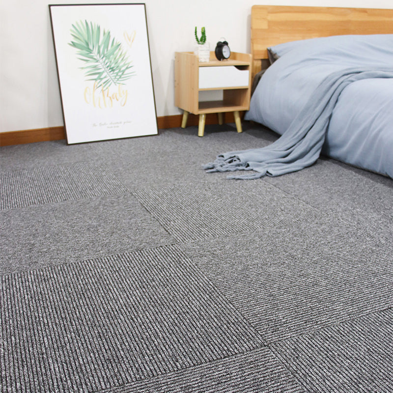 Modern Carpet Floor Tile Self Adhesive Level Loop Stain Resistant Carpet Tile