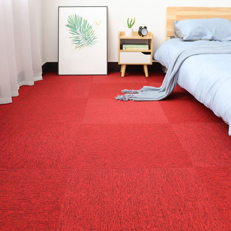 Modern Carpet Floor Tile Self Adhesive Level Loop Stain Resistant Carpet Tile