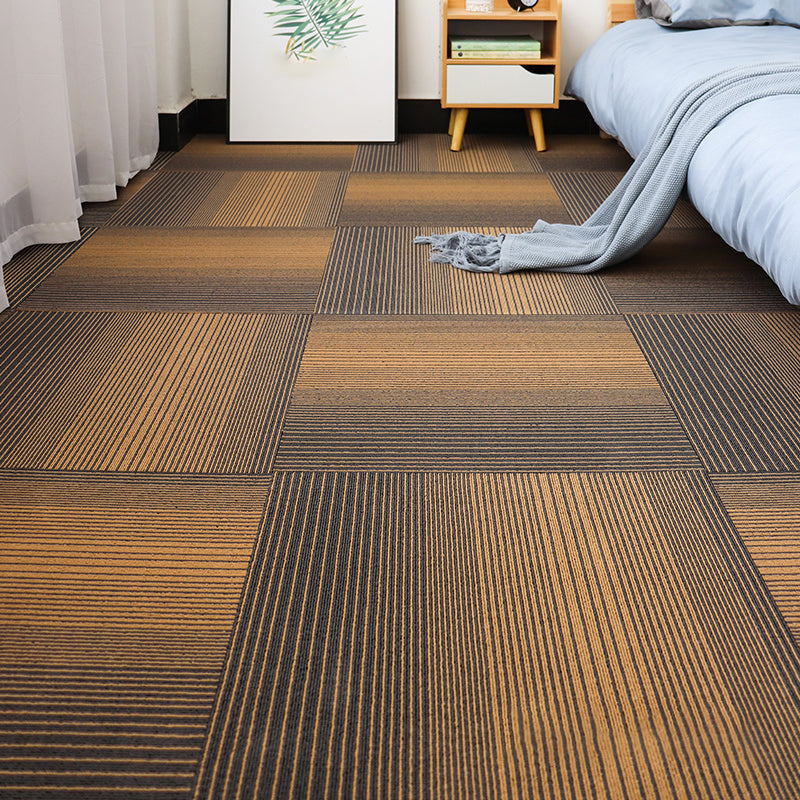 Modern Carpet Floor Tile Self Adhesive Level Loop Stain Resistant Carpet Tile