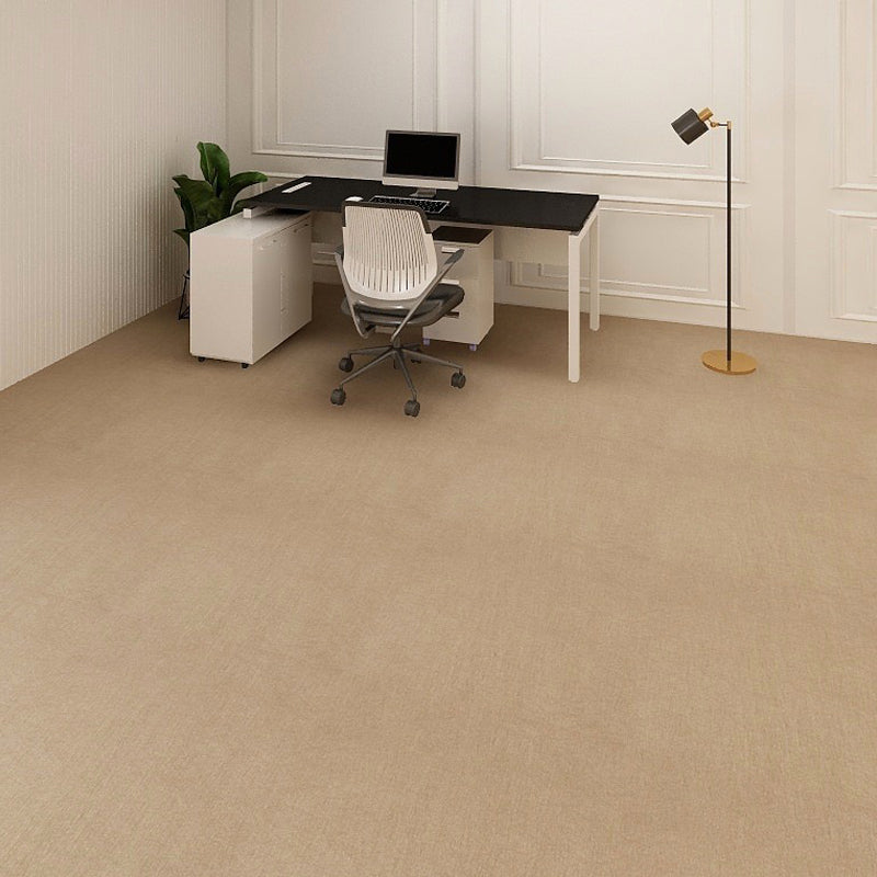 Carpet Tiles Solid Color Stain Resistant Multi Level Loop Indoor Carpet Tiles