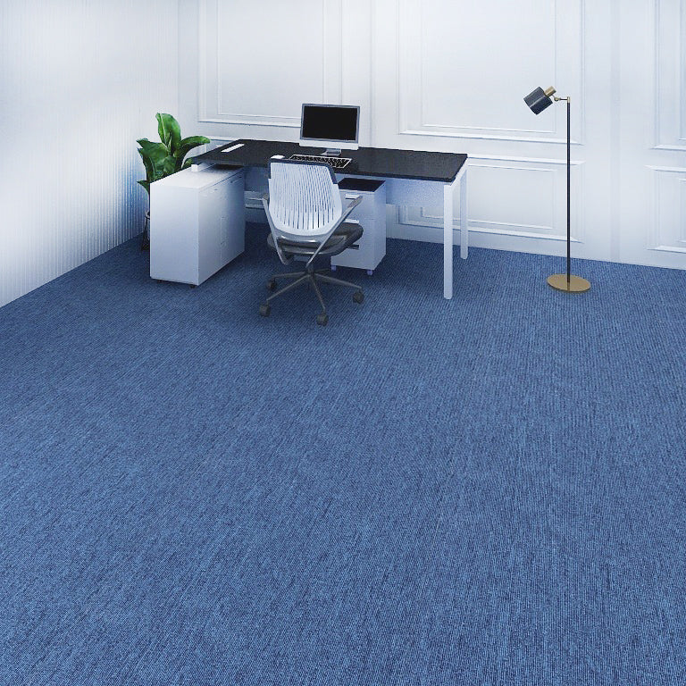 Carpet Tiles Solid Color Stain Resistant Multi Level Loop Indoor Carpet Tiles