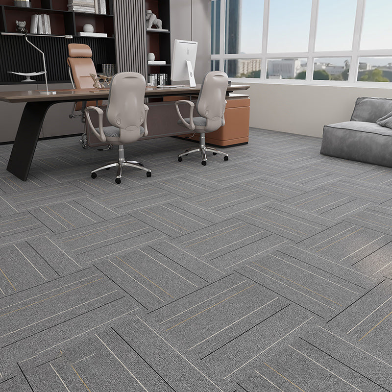 Modern Carpet Floor Tile Level Loop Self Adhesive Stain Resistant Carpet Tiles
