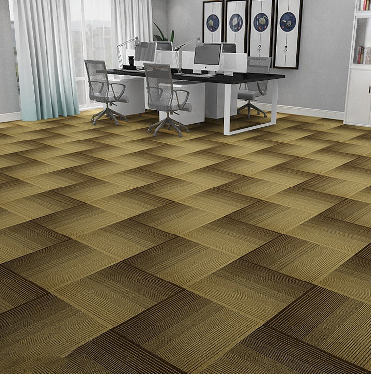 Modern Carpet Floor Tile Level Loop Self Adhesive Stain Resistant Carpet Tiles