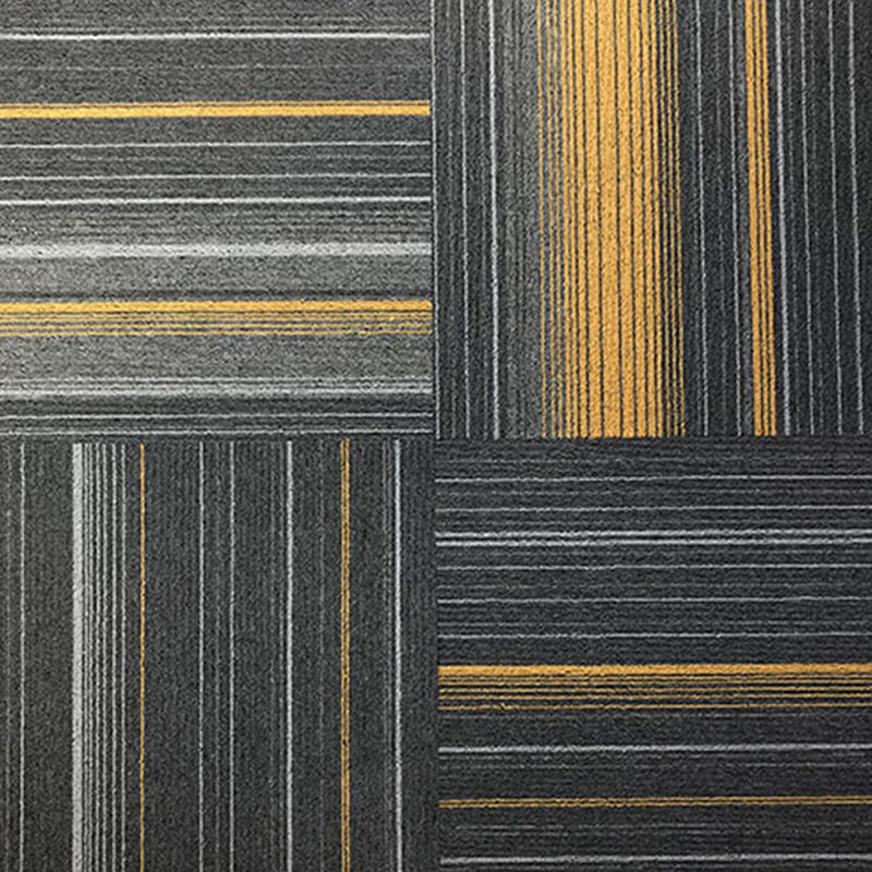 Modern Carpet Floor Tile Self Adhesive Level Loop Fade Resistant Carpet Tiles