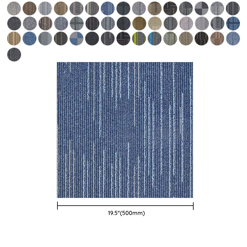 Modern Carpet Floor Tile Adhesive Tabs Level Loop Odor Resistant Carpet Tiles