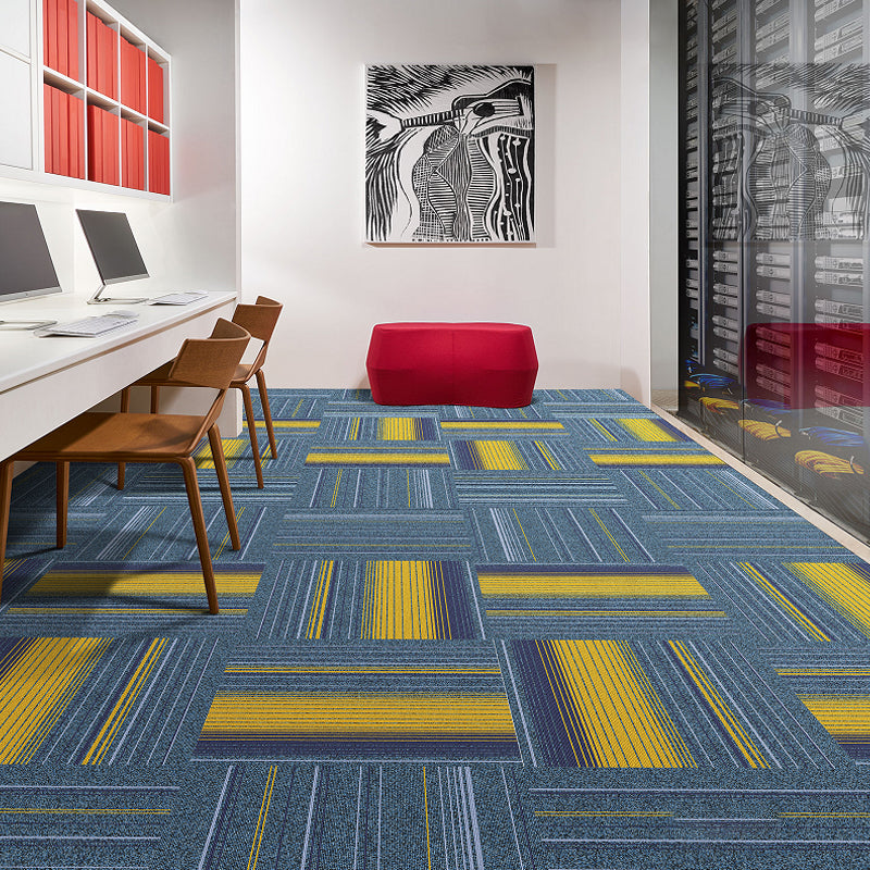 Self Adhesive Carpet Tiles Non-Skid Carpet Tiles for Living Room and Bedroom