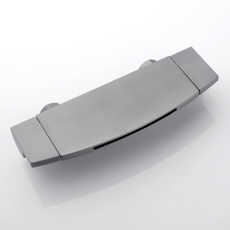 Waterfall Bathtub Faucet Wall Mounted Bathroom Faucet with Two Handle