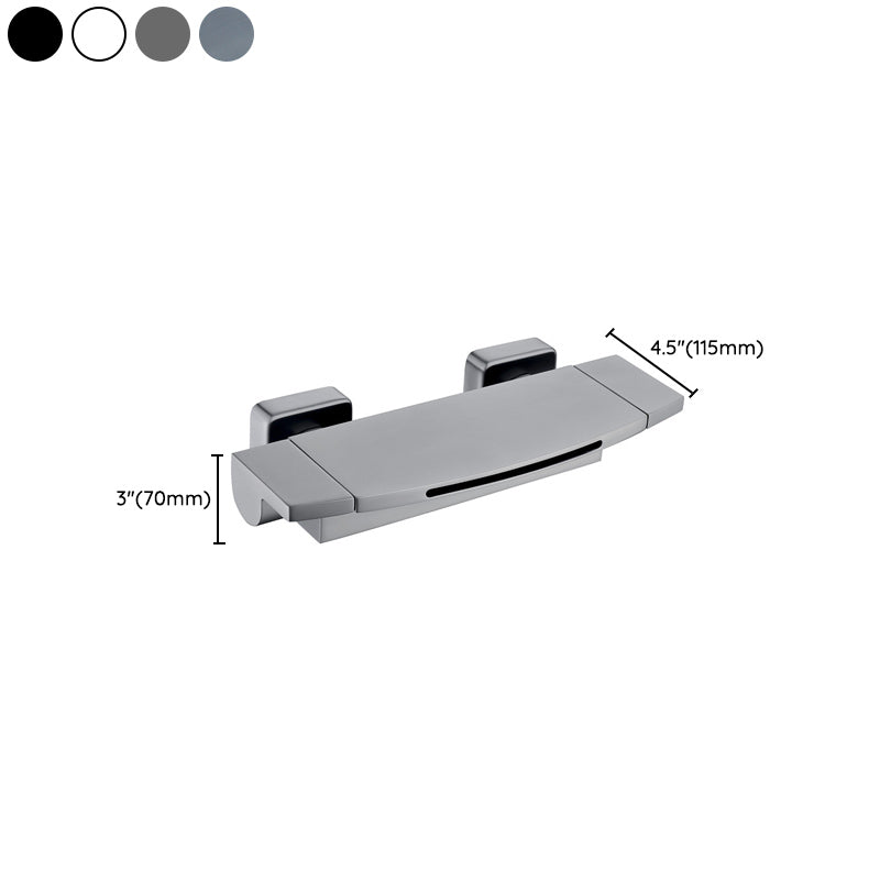 Waterfall Bathtub Faucet Wall Mounted Bathroom Faucet with Two Handle