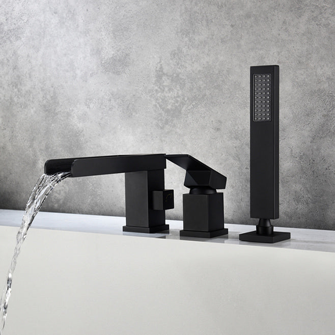 Modern Bathtub Faucet Solid Color Deck Mount Roman Tub Faucets