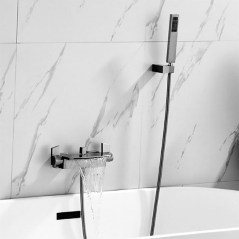 Bath Faucet Trim Solid Color Wall Mounted Waterfall Bathroom Faucet
