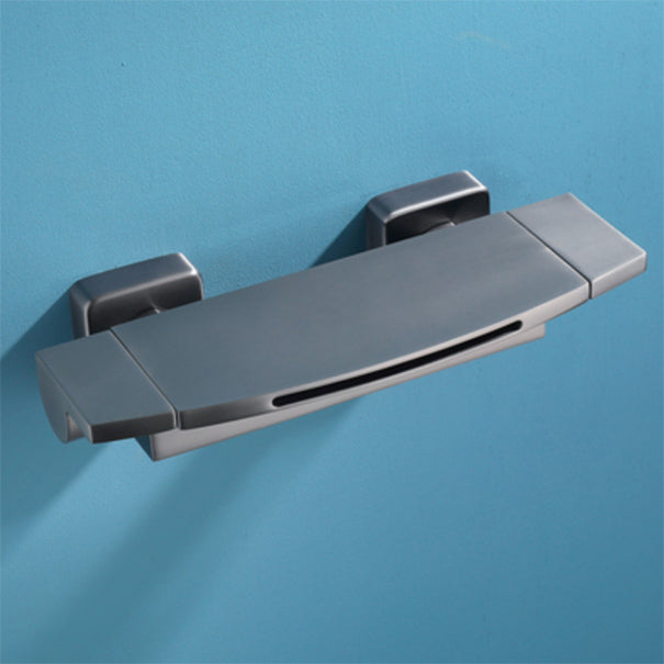 Bath Faucet Trim Solid Color Wall Mounted Waterfall Bathroom Faucet
