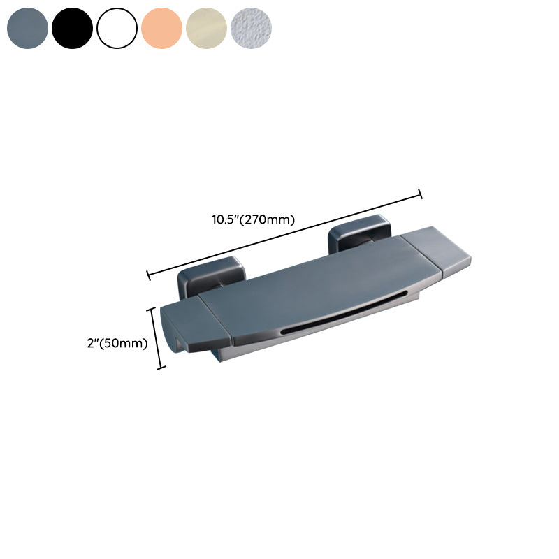 Bath Faucet Trim Solid Color Wall Mounted Waterfall Bathroom Faucet
