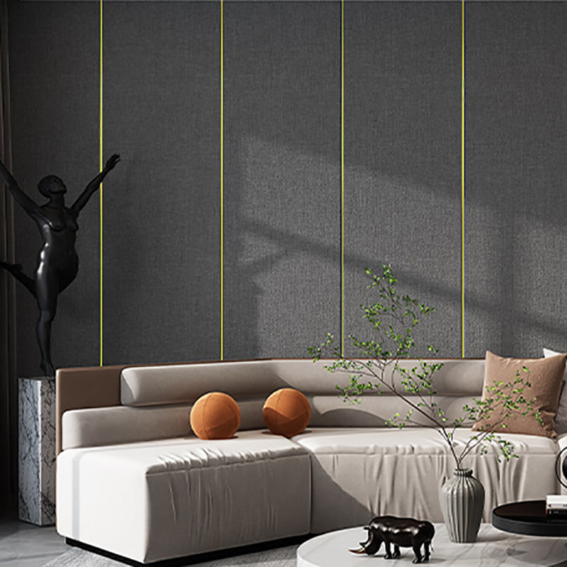 Modern Backsplash Panels Waterproof Solid Color Peel and Stick Wall Paneling