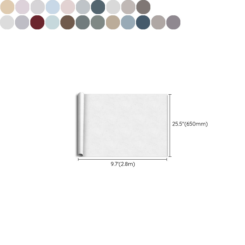 Modern Backsplash Panels Waterproof Solid Color Peel and Stick Wall Paneling