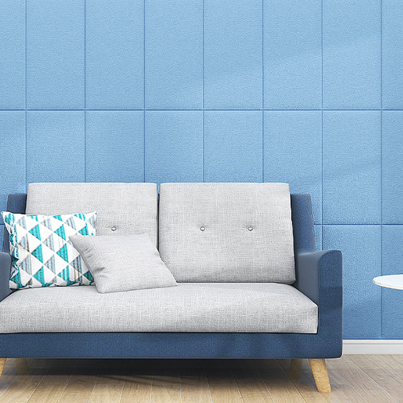 Modern Plain Wall Paneling Peel and Press Soundproof Backsplash Panels