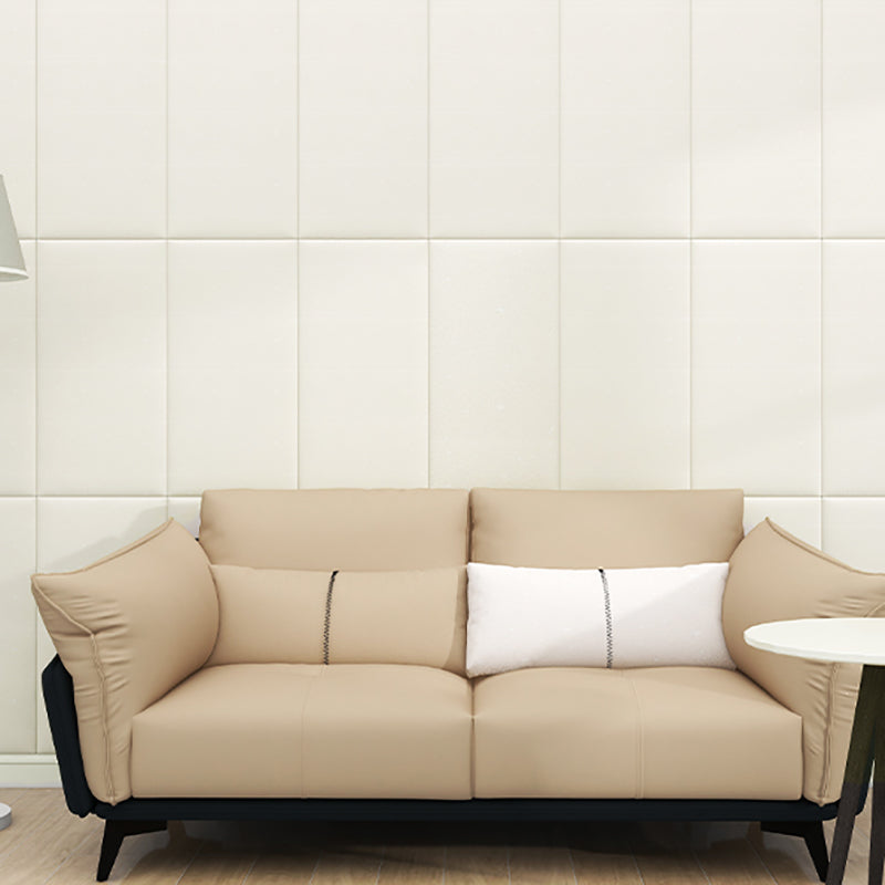 Modern Plain Wall Paneling Peel and Press Soundproof Backsplash Panels