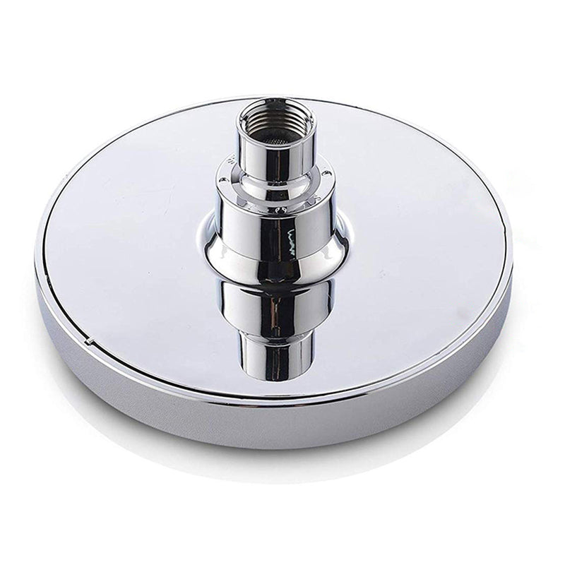 Contemporary Round Fixed Shower Head Wall-Mount Silver Shower Head
