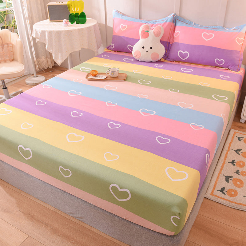 100 Cotton Bed Sheet Set Soft & Smooth Breathable Bed Sheet Sets