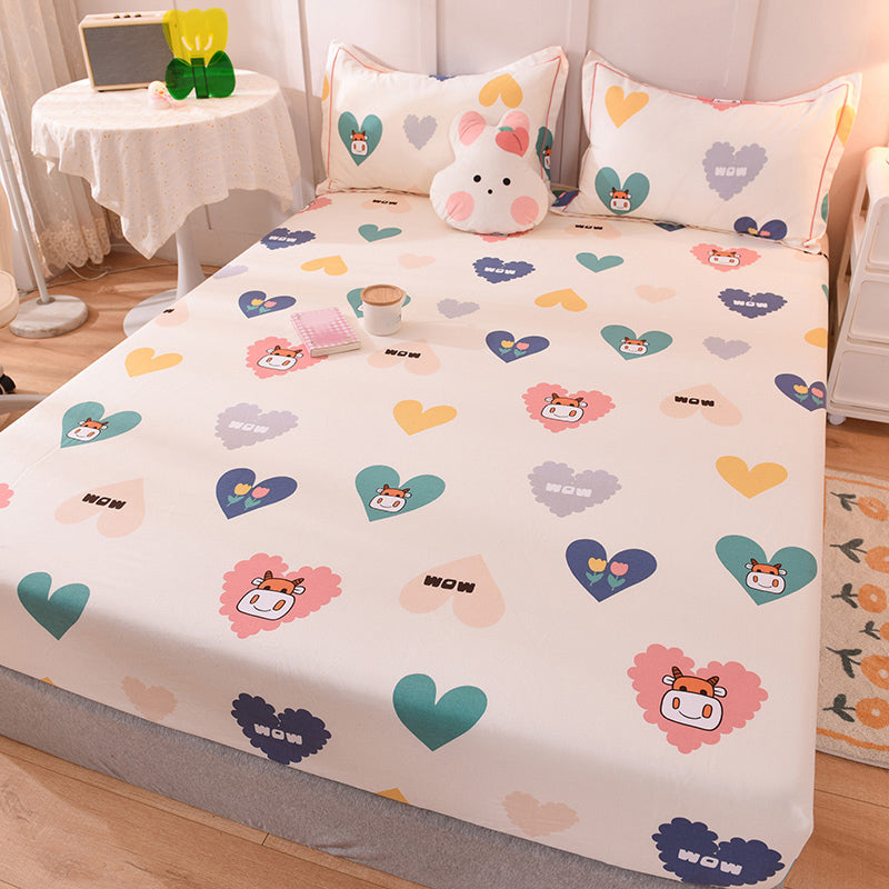 100 Cotton Bed Sheet Set Soft & Smooth Breathable Bed Sheet Sets