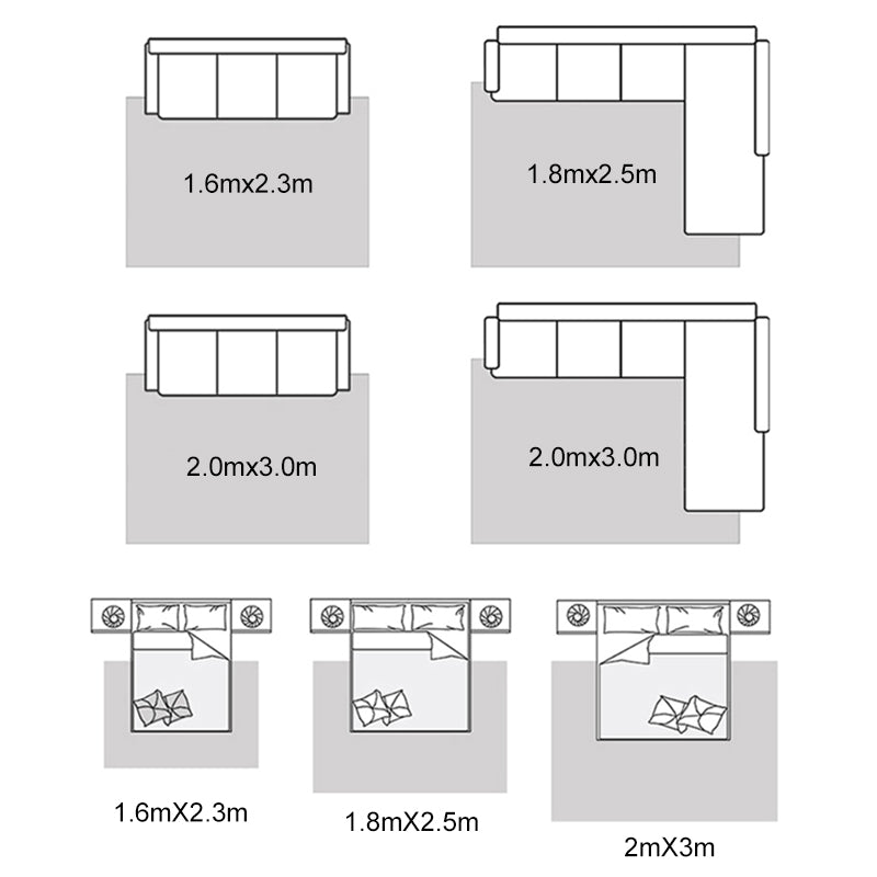 Apricot Modern Rug Pattern Polyester Rug Washable Rug for Drawing Room