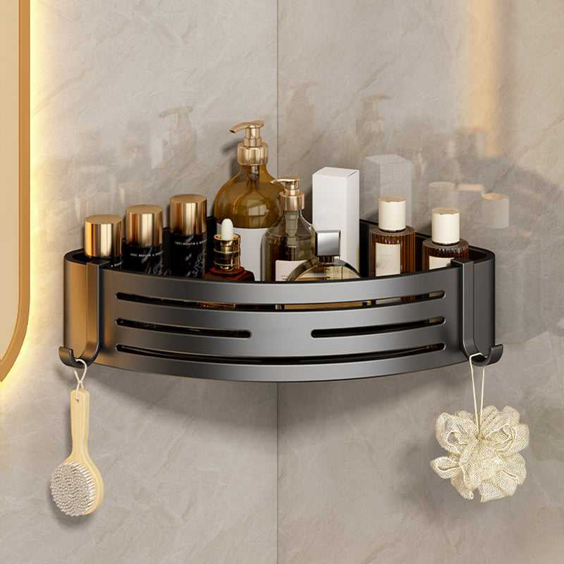 3 Piece Bathroom Accessory Set Contemporary Aluminum Bath Shelf