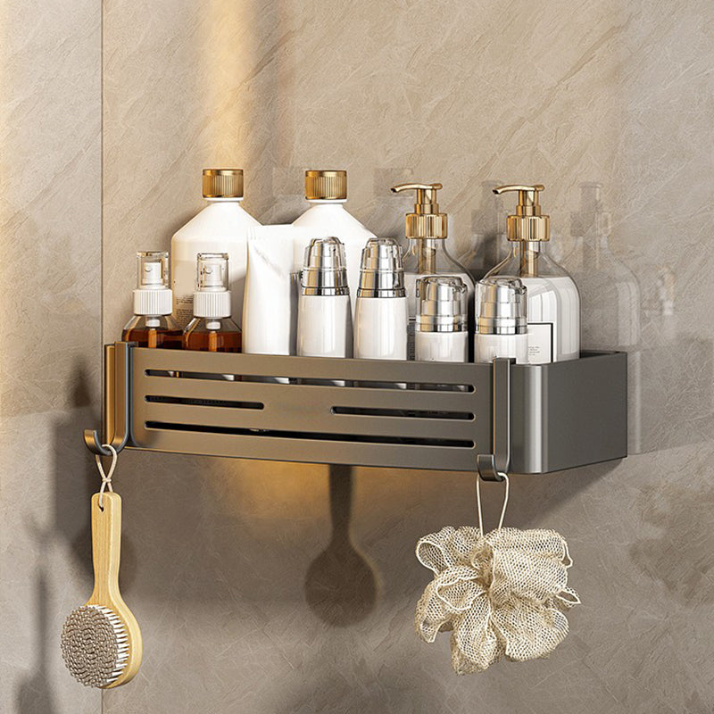 3 Piece Bathroom Accessory Set Contemporary Aluminum Bath Shelf
