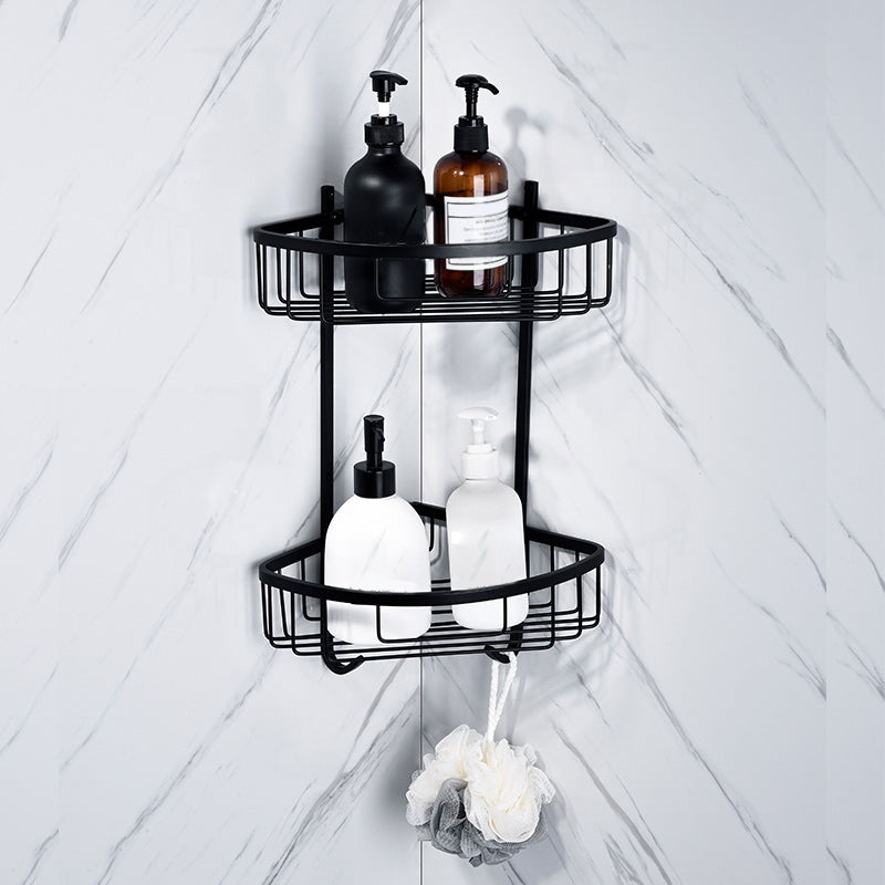 5-Piece Modernism Bath Hardware Set in Stainless Steel Matte Black