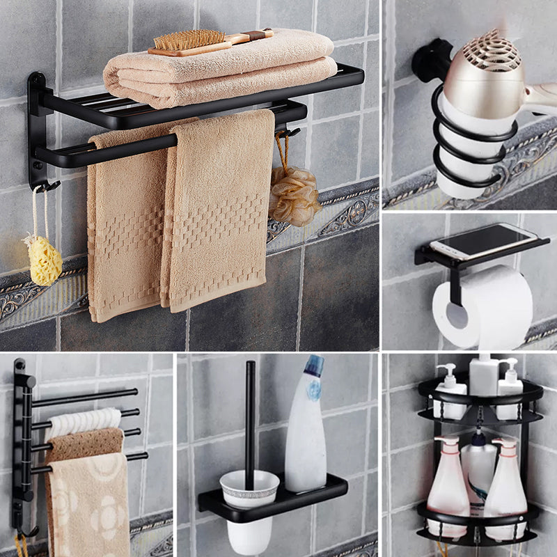 Modern Bathroom Accessories Hardware Set Black Accessories Hardware Set