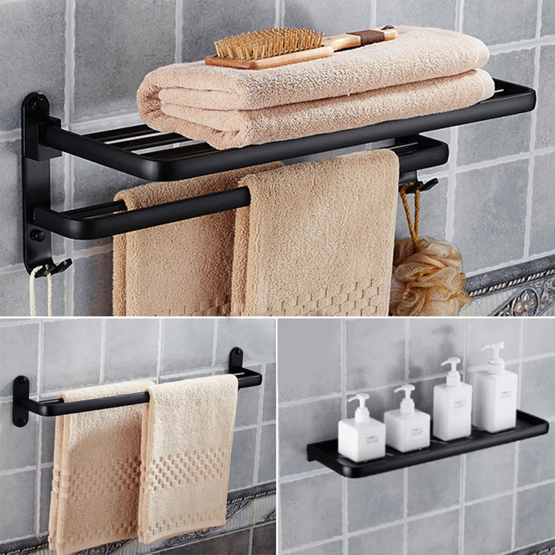 Modern Bathroom Accessories Hardware Set Black Accessories Hardware Set